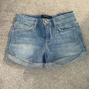 Genetic denim shorts